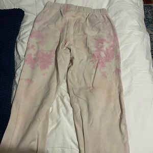 Target pink tie dye joggers